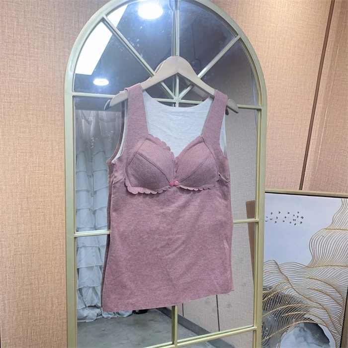 O452孕妇粉色背心90-130