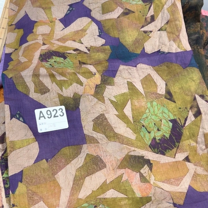 麻923万象拼图纯苎麻1米正按0.8