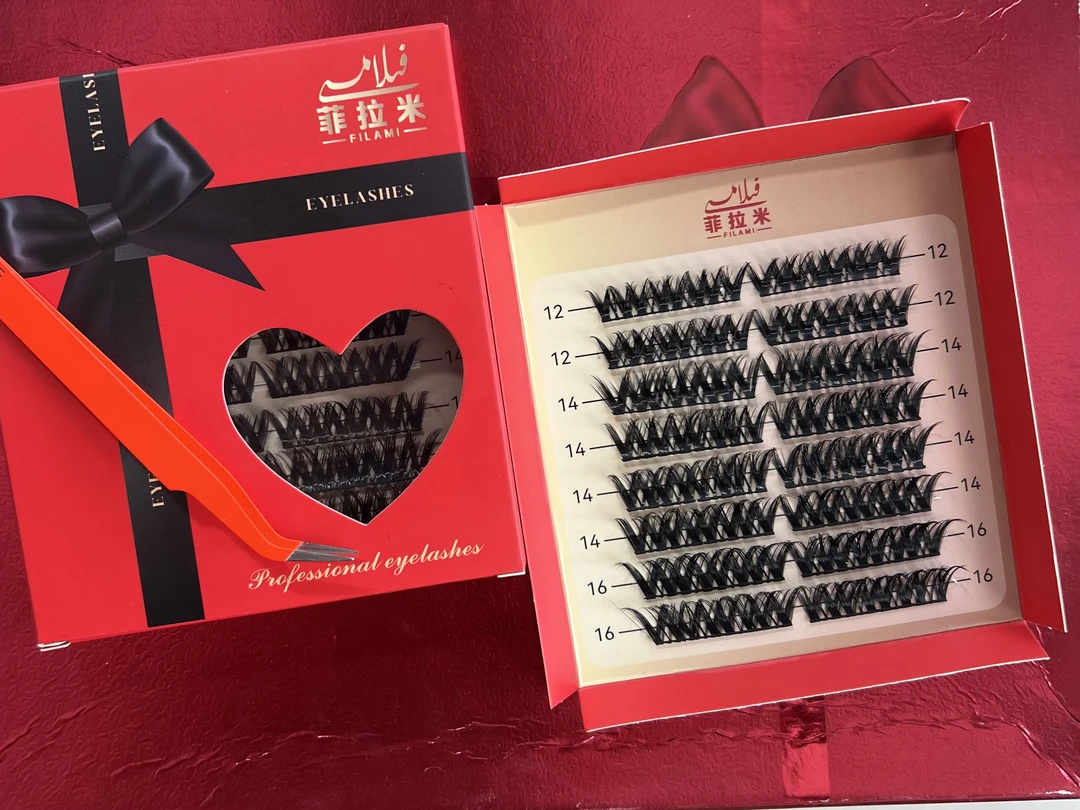 异域烟熏漫画D翘欧美精致感亚裔混血浓密单簇假睫毛