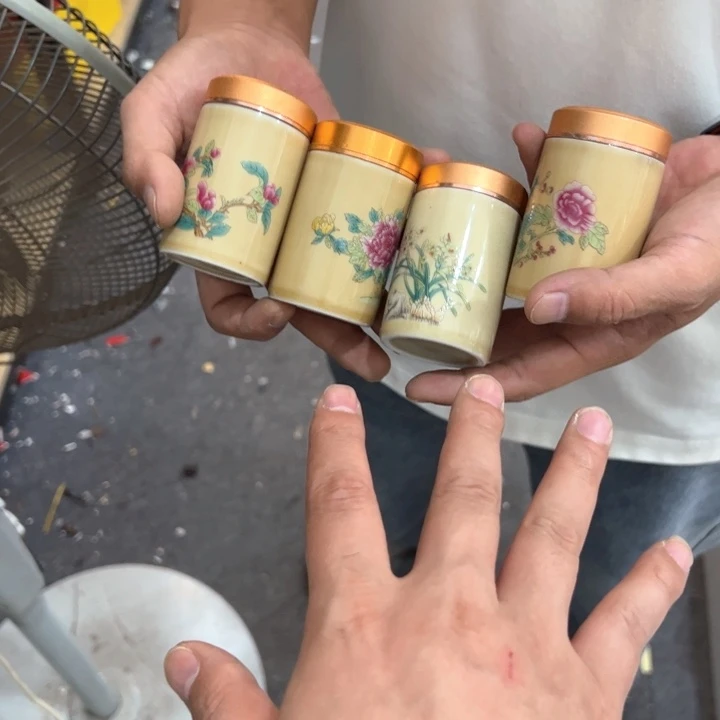 瑕疵福利品陶瓷茶叶罐