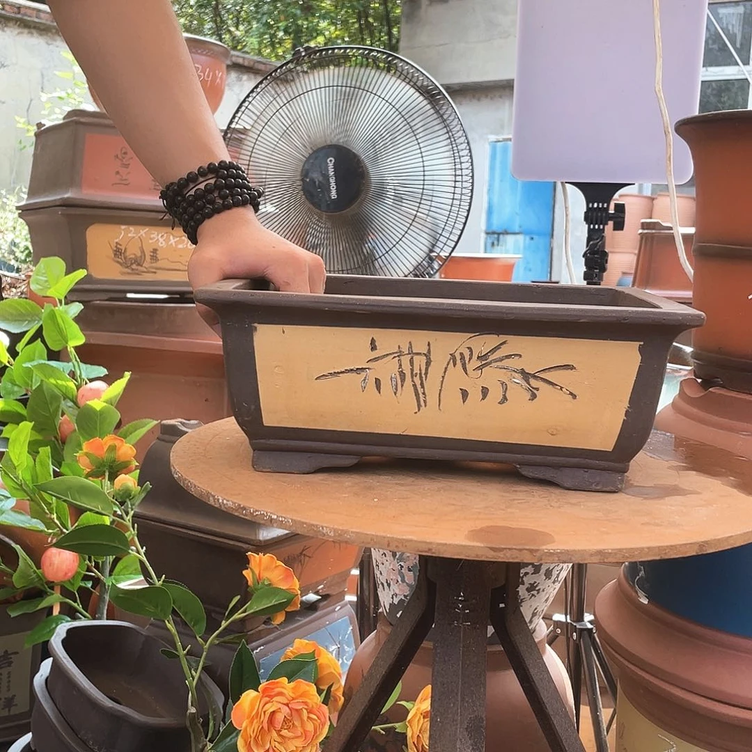 32黄马槽花盆紫砂花盆