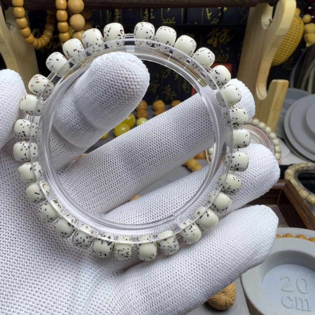 猴头核桃手串星月留白单圈