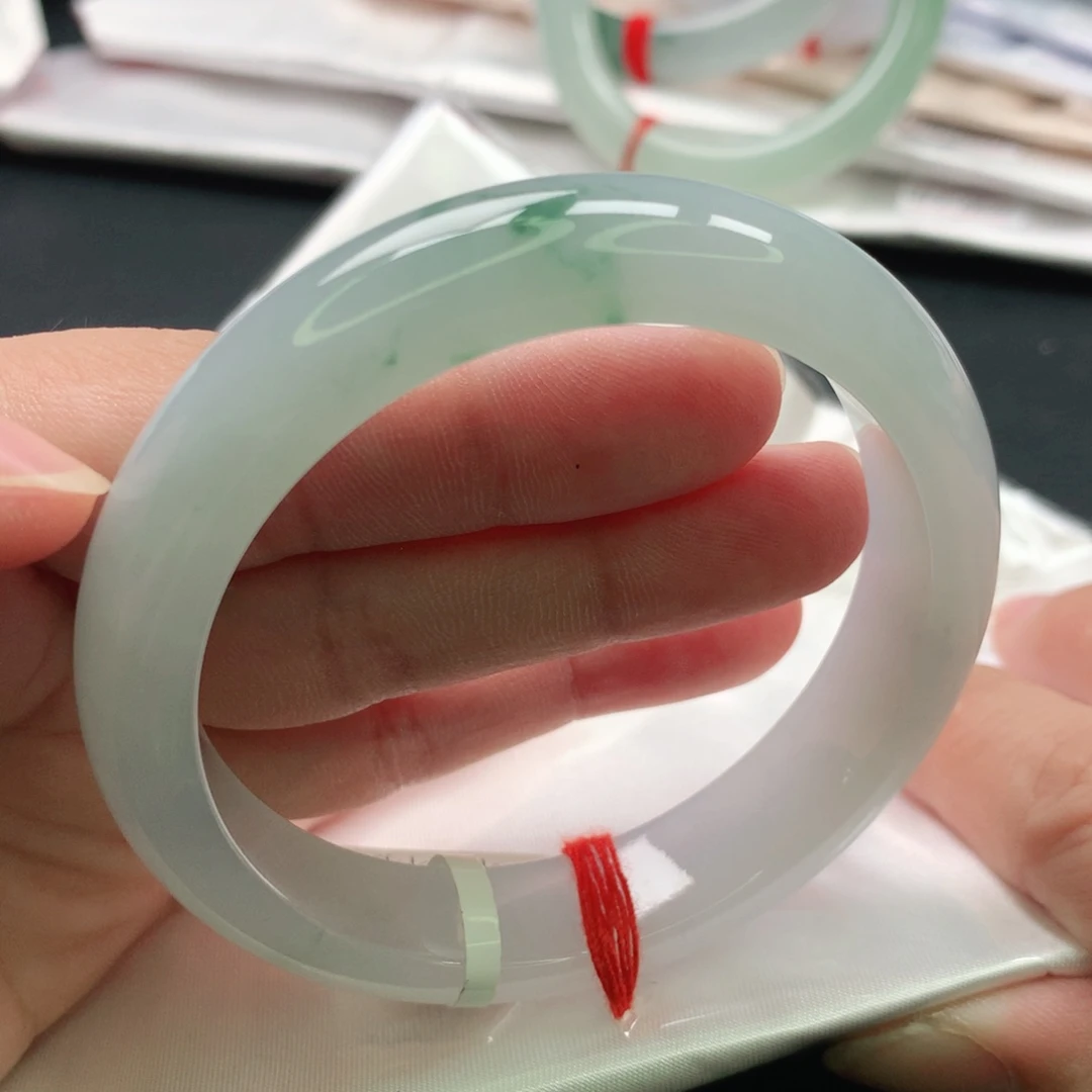 翡翠手镯未镶嵌缅甸56