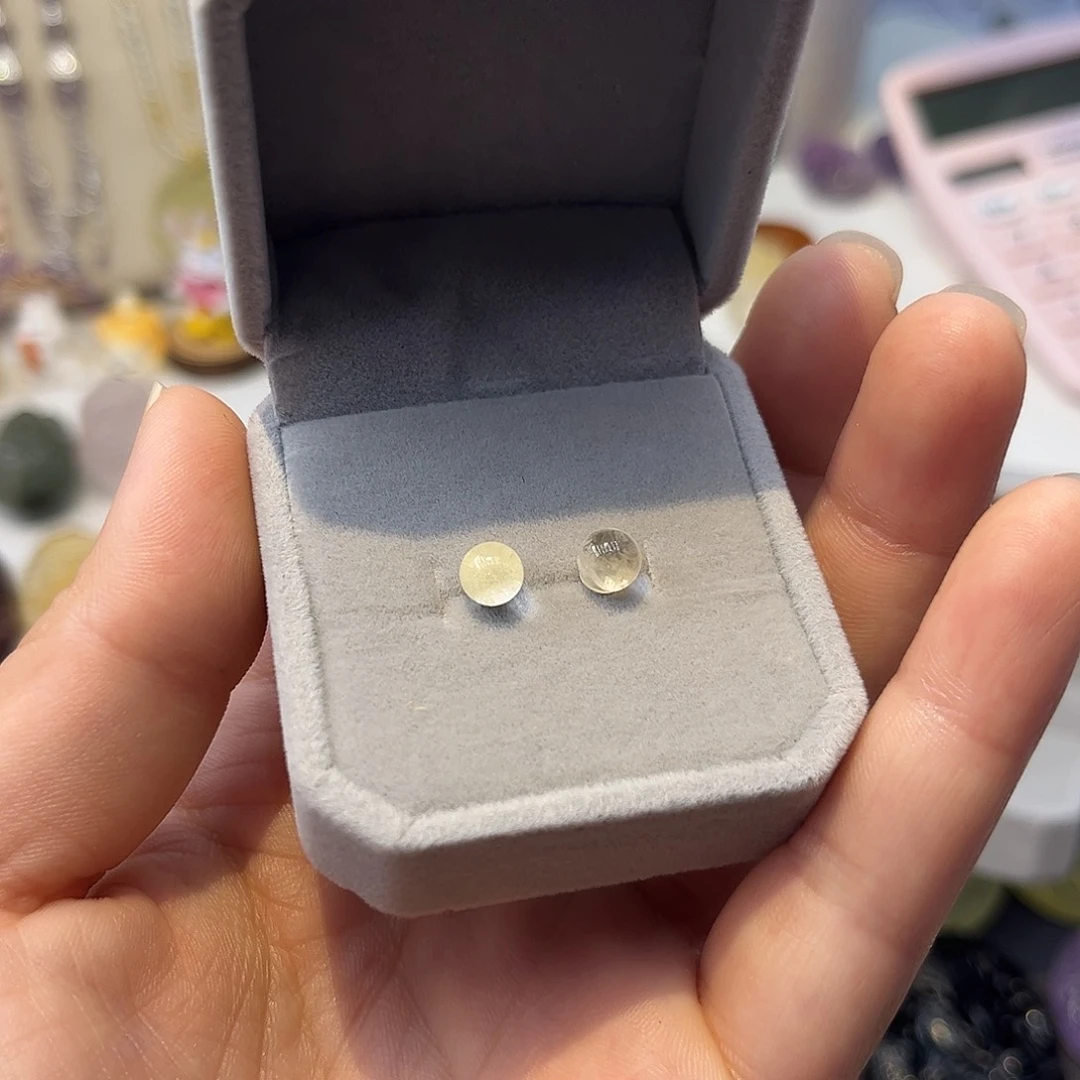 银S925镶嵌颈饰水晶咩***Ꮤ白幽灵➕银链子36