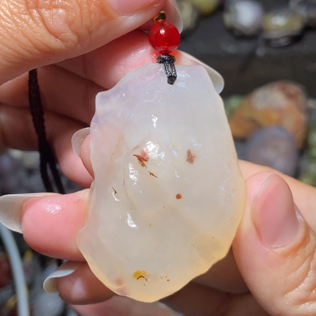 未镶嵌玛瑙/玉髓珠宝半成品