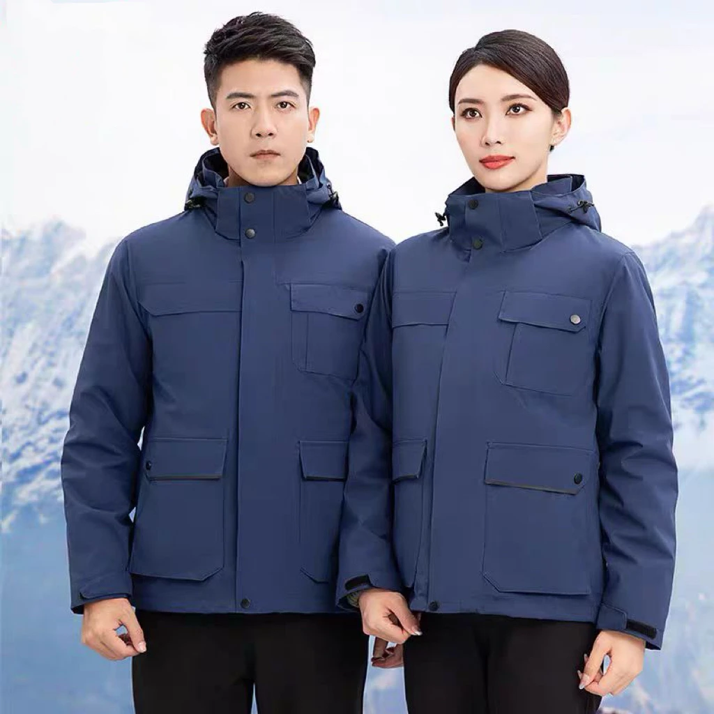 ZSM211 工装风男女同款三合一冲锋衣