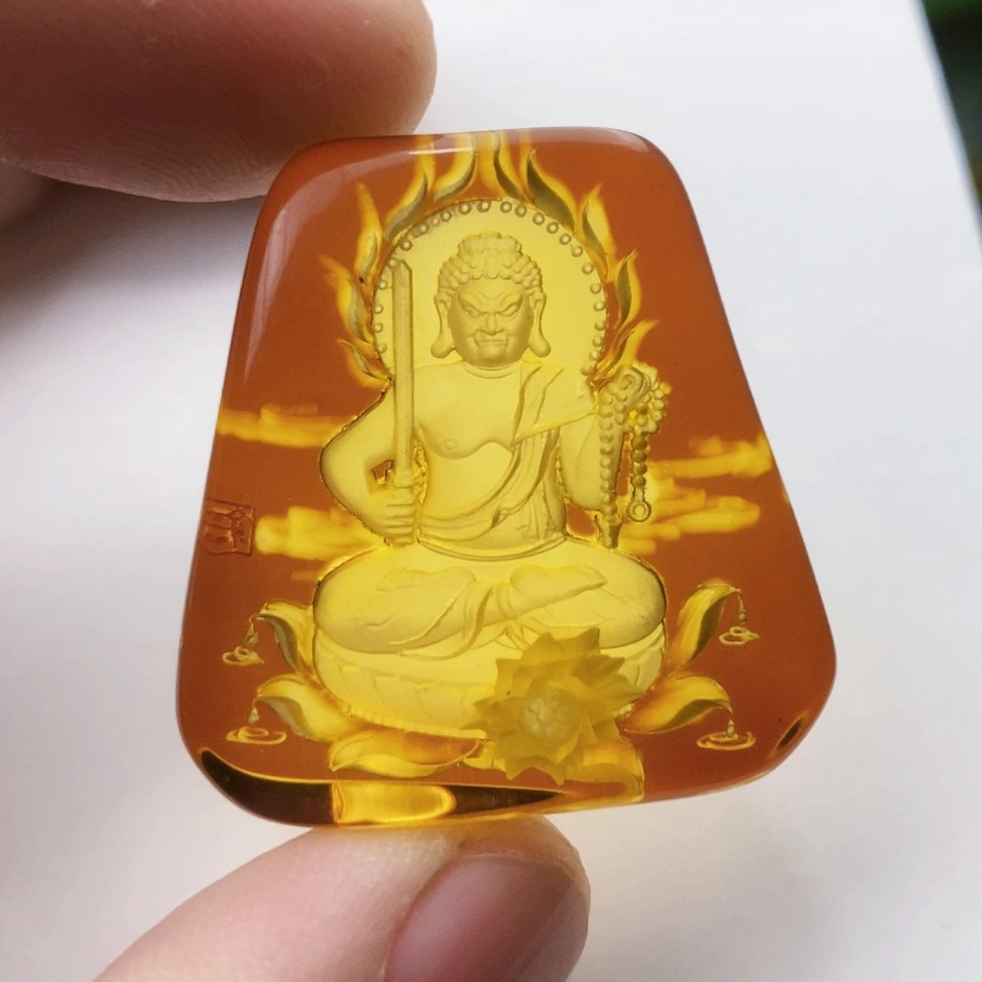 【闪购商品】金珀吊坠(不含链)未镶嵌