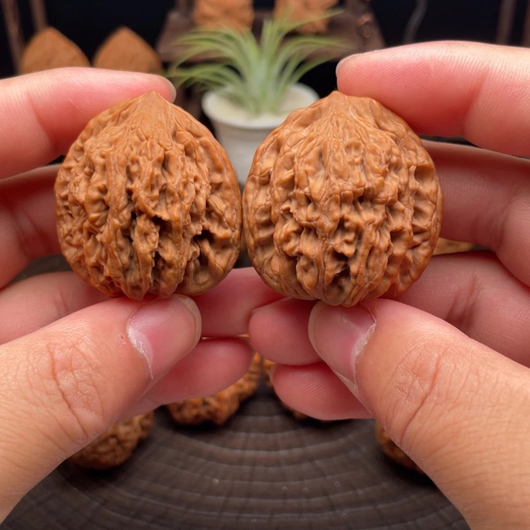 文玩核桃把件麦穗虎头