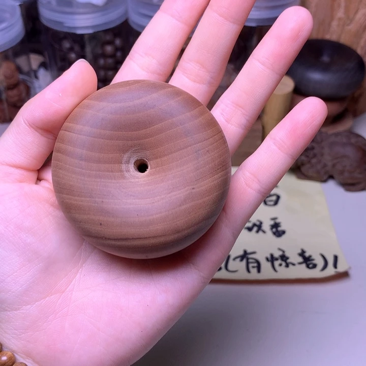 檀香木无事牌檀香大面包圈