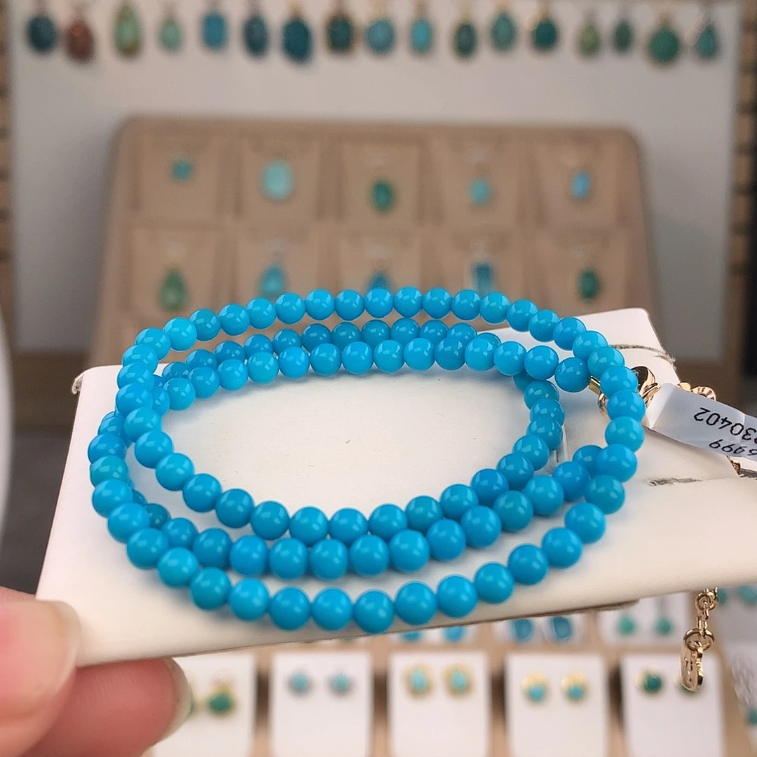 绿松石未镶嵌颈饰