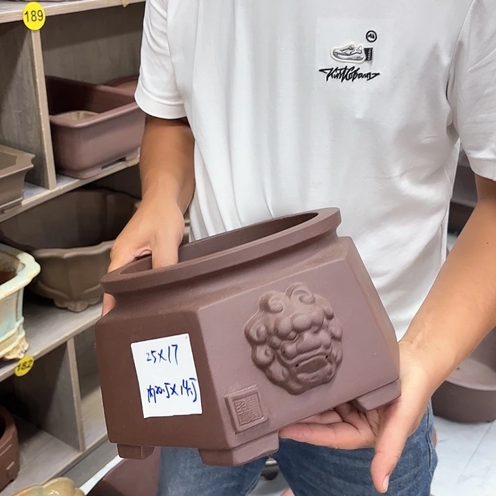 紫砂花盆紫砂的花也太
