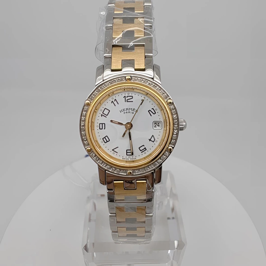 99新 Hermes/爱马仕  石英腕表后钻 24mm/公价85999/wh9769