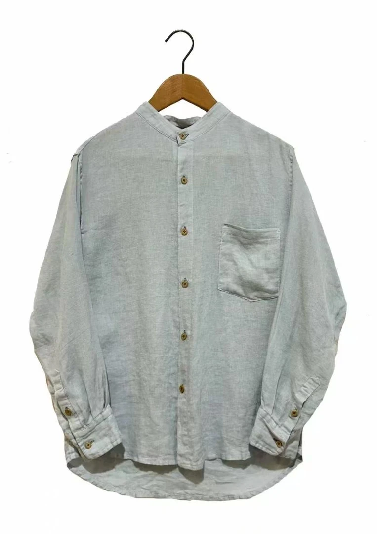 妝點家 左岸迷香  亚麻 男装衬衫 Z25SS 9029