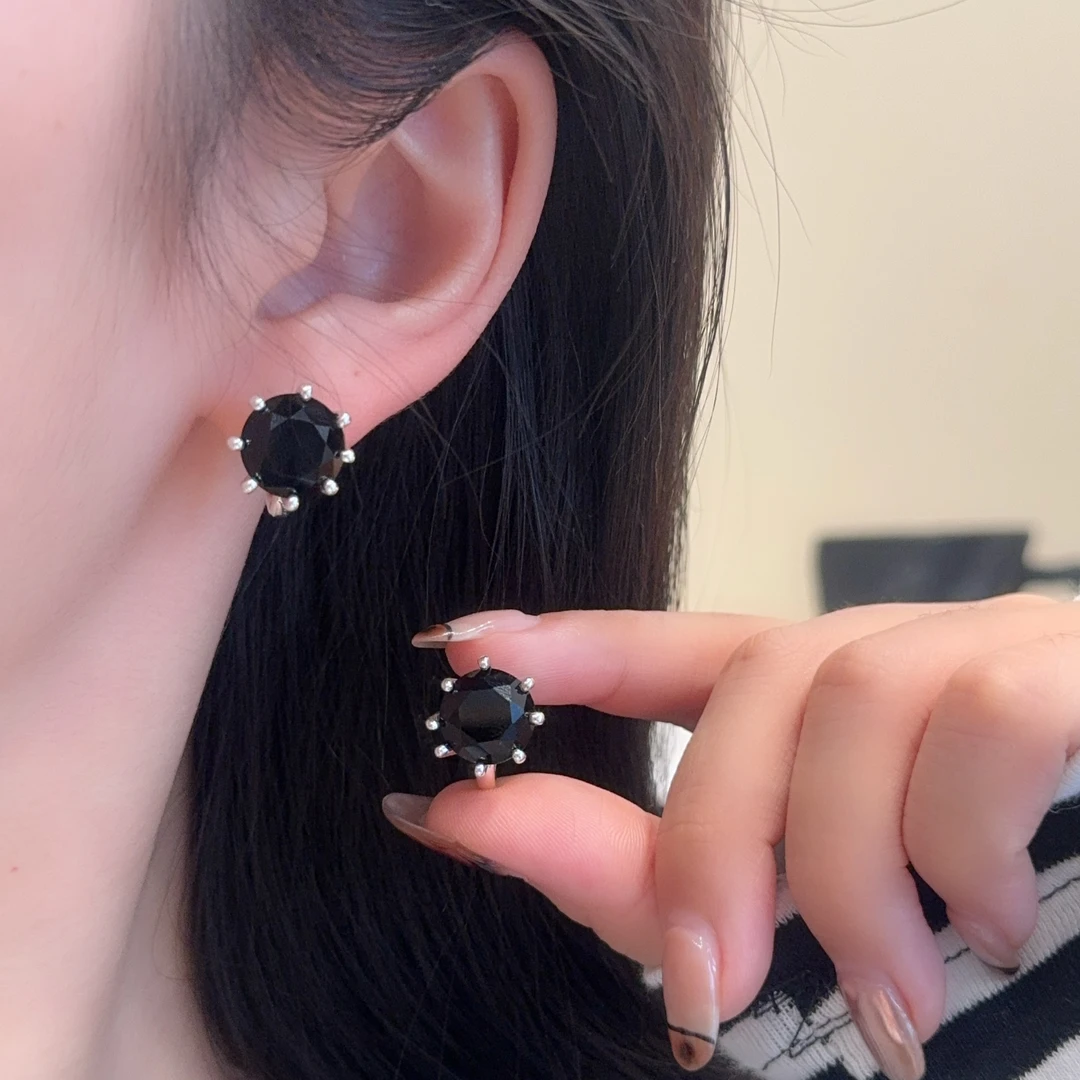 2025春季新品 个性百搭暗黑系耳环耳扣E1408