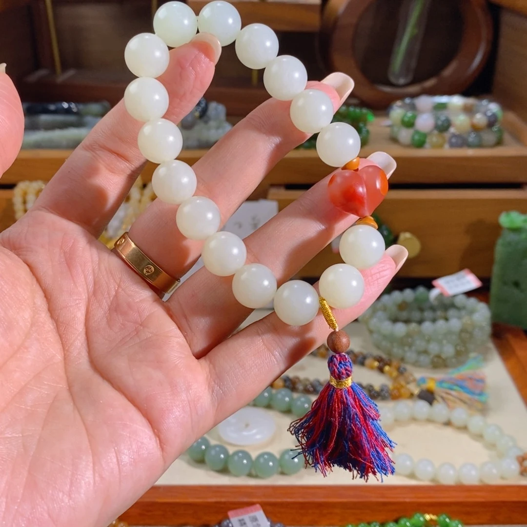 和田玉未镶嵌手链