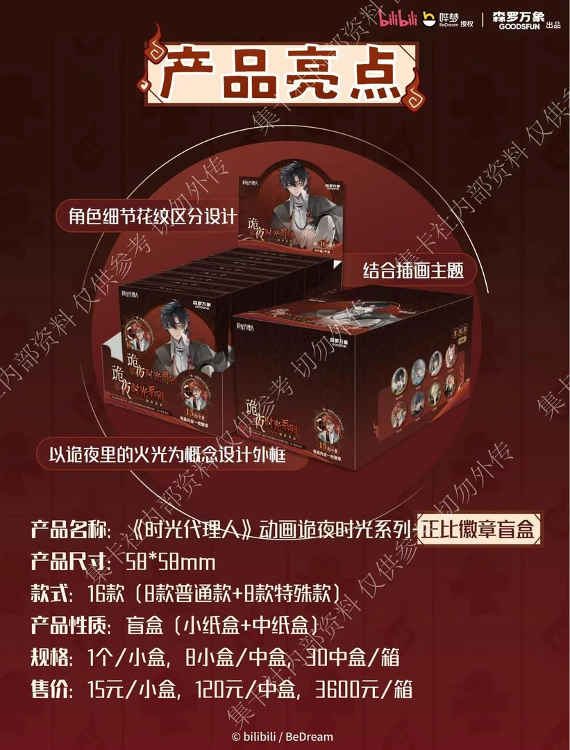 [热带鱼]时光代理人诡夜时光系列盲盒