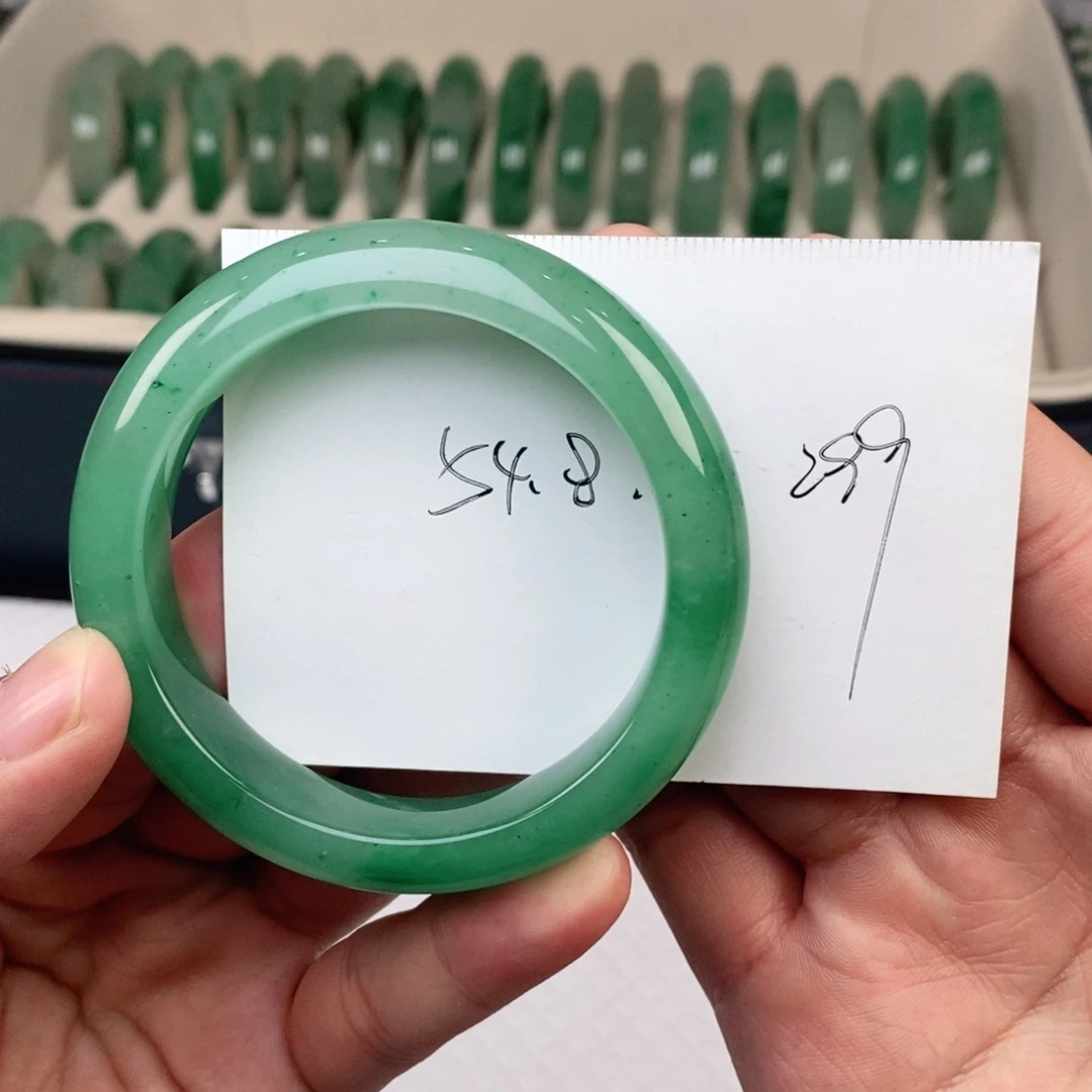 未镶嵌手镯54.8石英质玉（非洲翠）