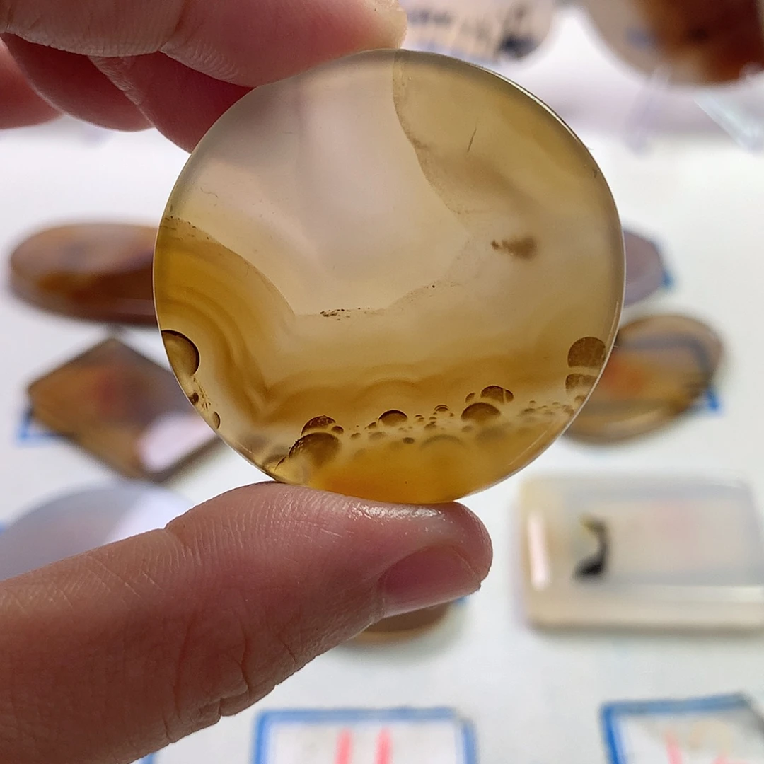 未镶嵌玛瑙/玉髓珠宝半成品