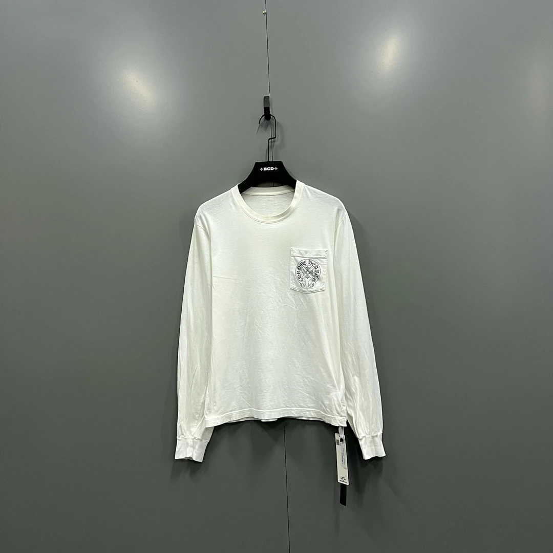 99新 Chrome Hearts/克罗心 h85  018437  马蹄十字花长袖 M码