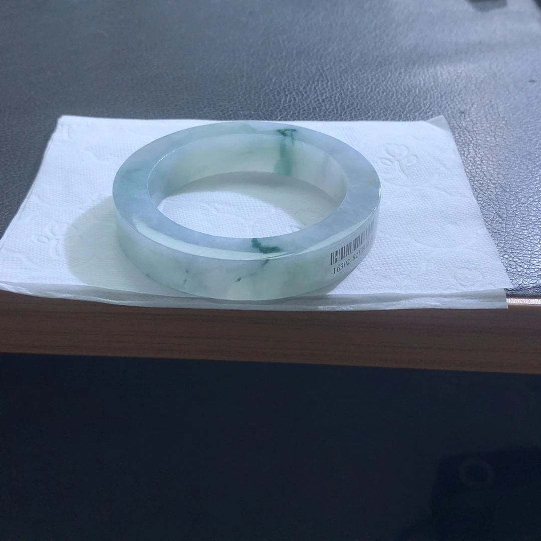 定制翡翠未镶嵌翡翠手镯冰飘花