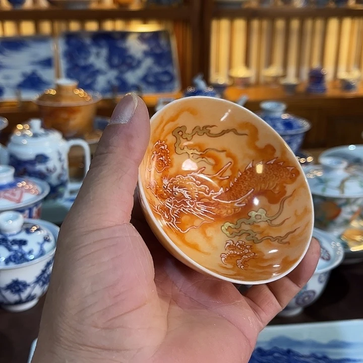 錡镇堂手工手绘杯