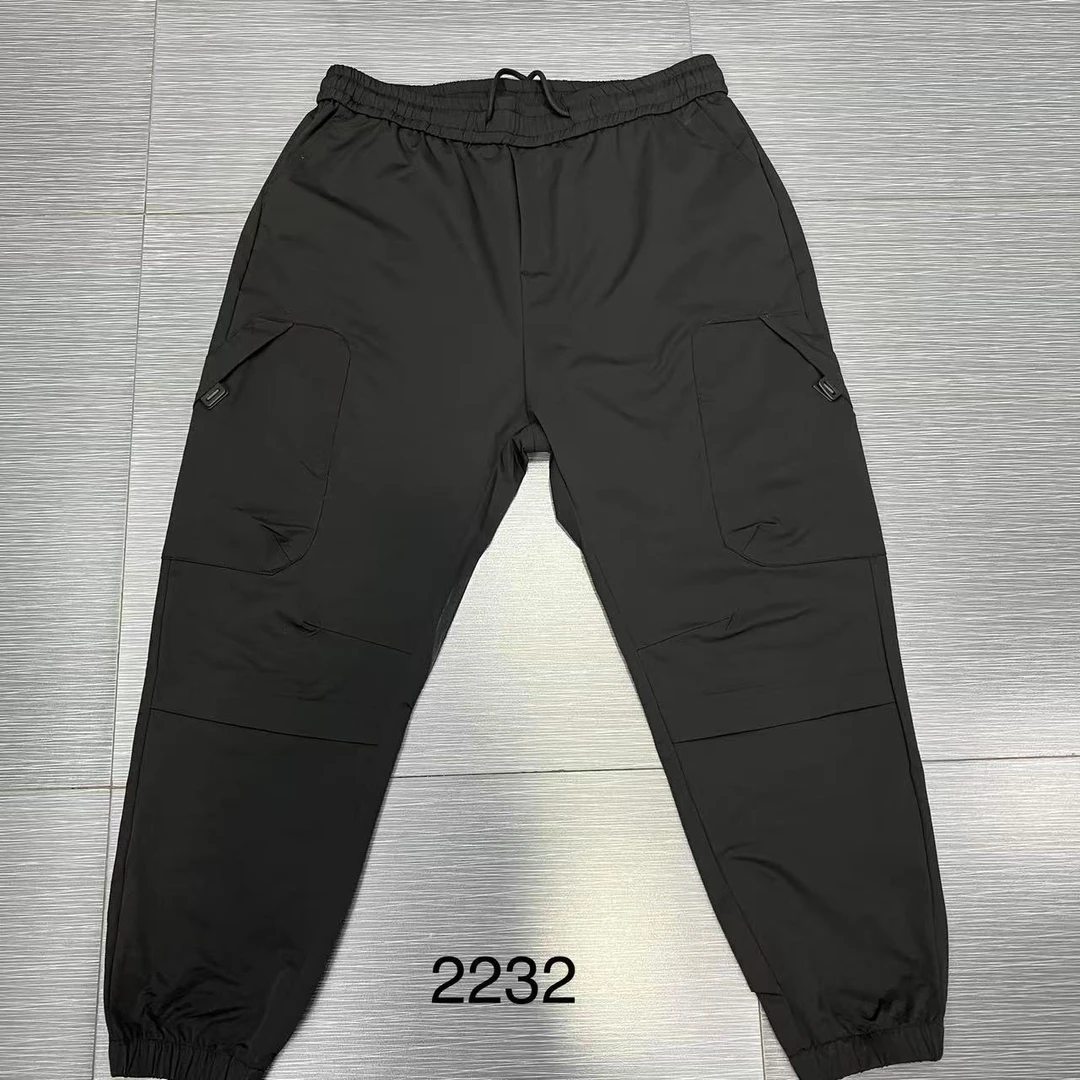 胖哥大码夏季重工拼段速干弹力男士户外休闲裤55823百搭潮流透气