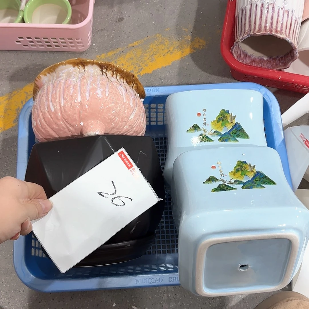 陶瓷陶瓷花盆，多肉花盆