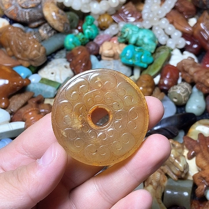 和田玉未镶嵌颈饰61