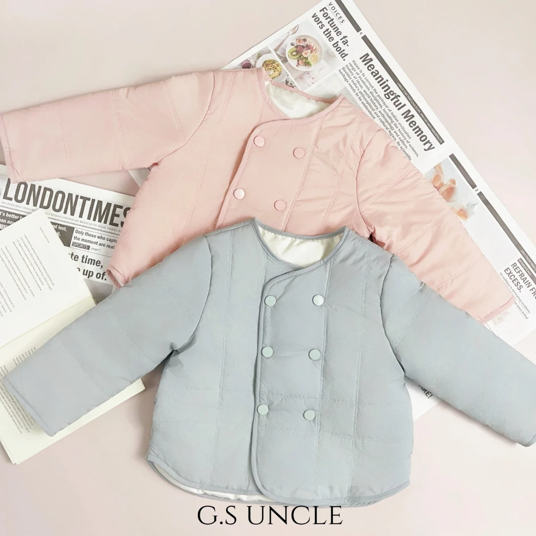 【】H25230儿童冬装新品2025时髦棉服棉衣婴儿宝宝可爱百搭棉服