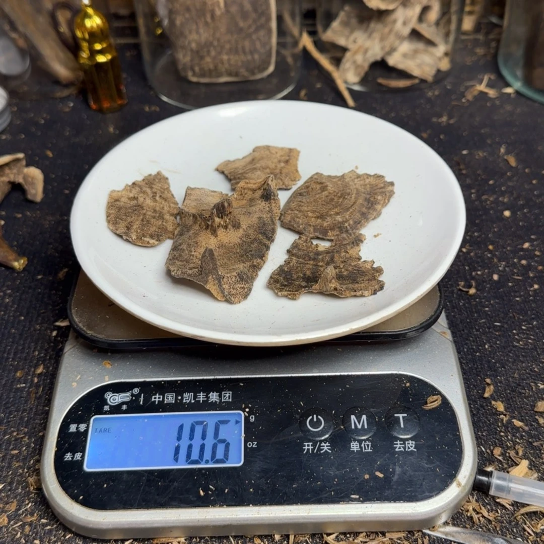 沉香沉香碎屑海南天然野生铁包10.6克