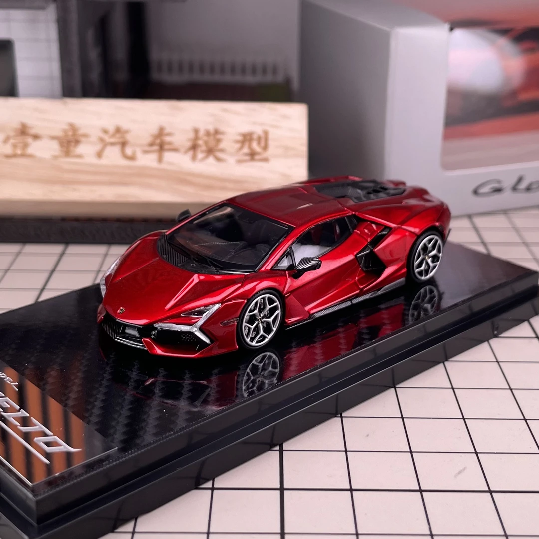 现货 GM 1:64 兰博基尼 新大牛 红色 合金汽车模型