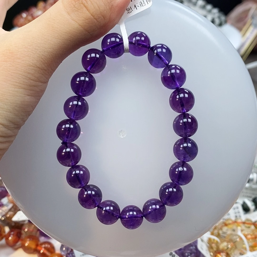 未镶嵌手链水晶紫水