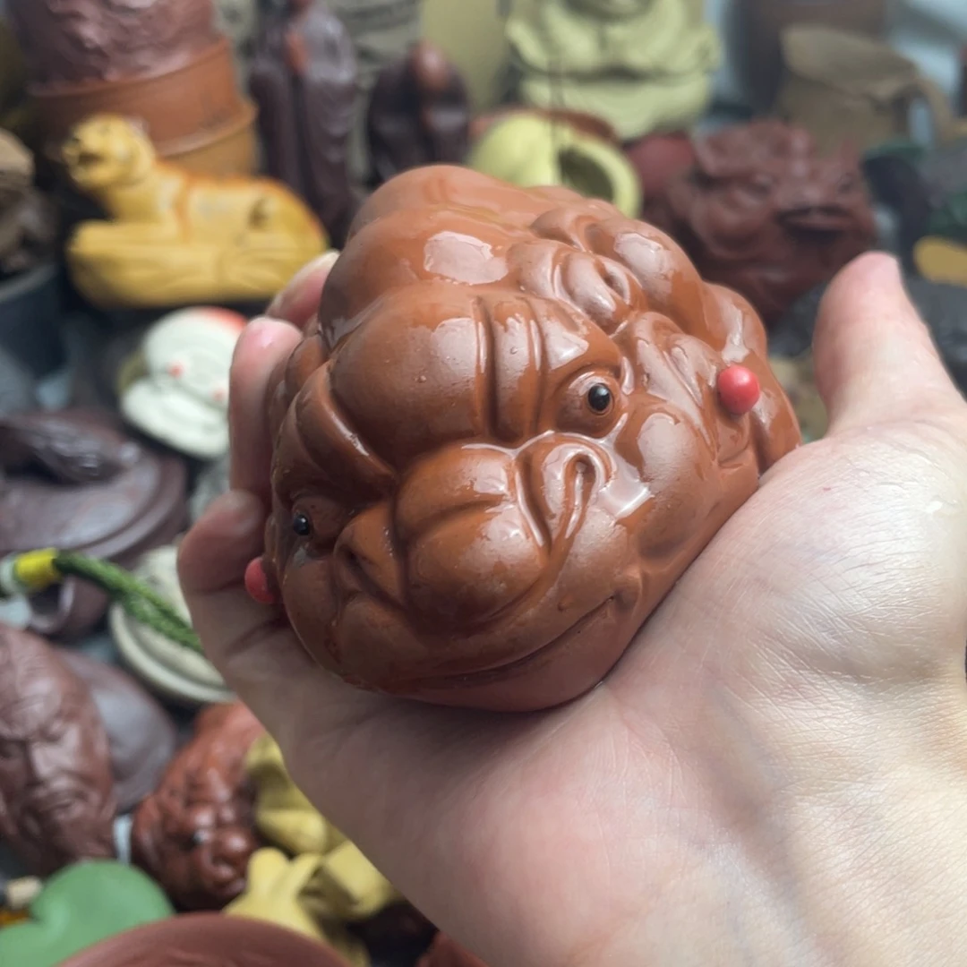 紫砂茶宠紫砂瑕疵