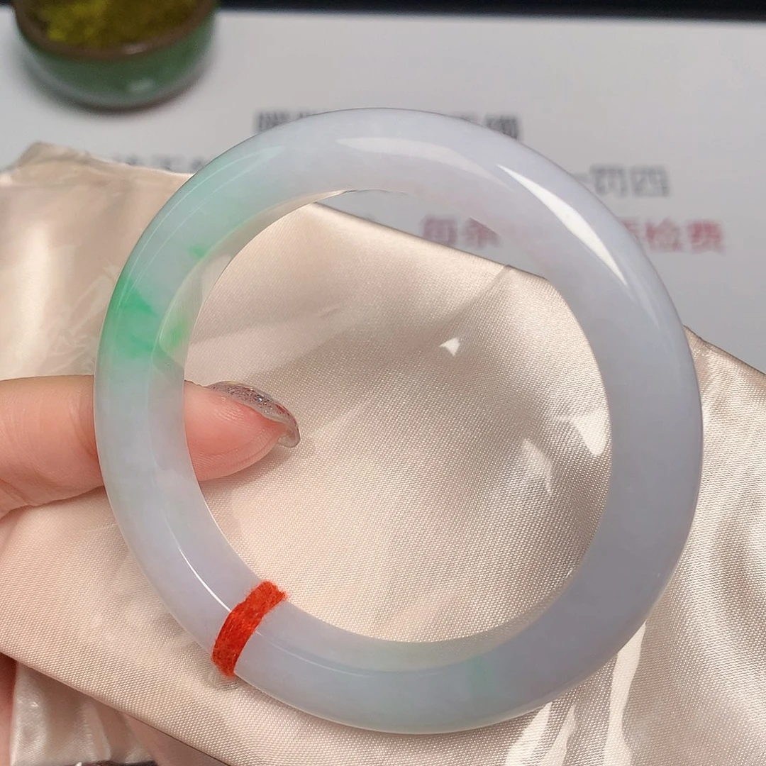 翡翠手镯未镶嵌缅甸天然1607