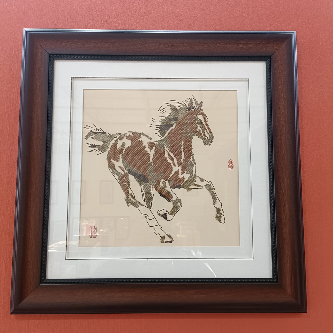作品:马到成功   尺寸50✘50