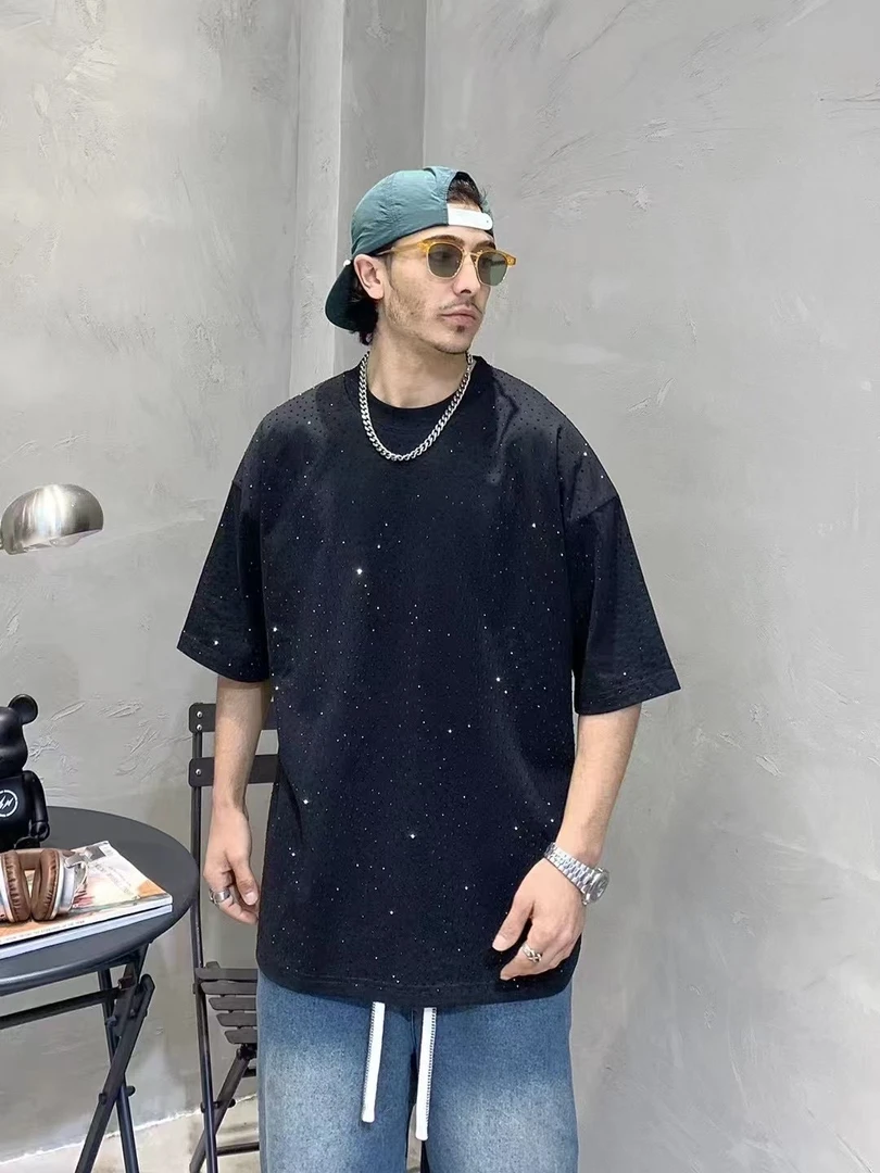 满天星T恤  陈陈男装 简约潮流休闲男女同款 T57028 V06