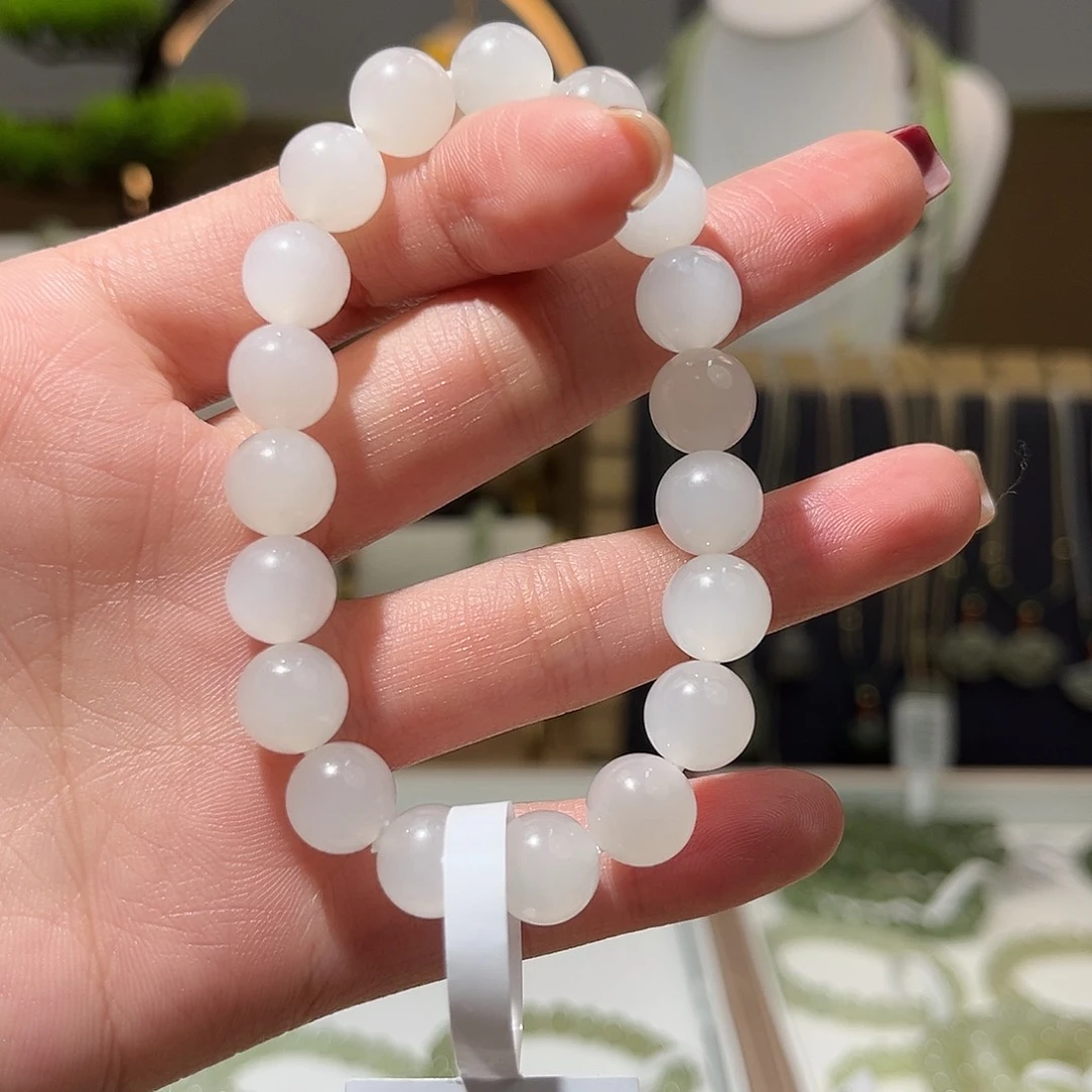 和田玉手串未镶嵌手串