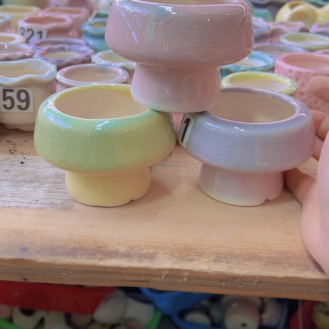 陶瓷花盆当场满12包邮