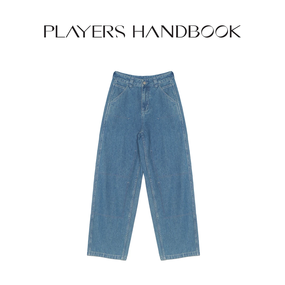 PH《卡哈特线条》街头潮流复古明线设计夏日轻薄工装牛仔裤 PH3062