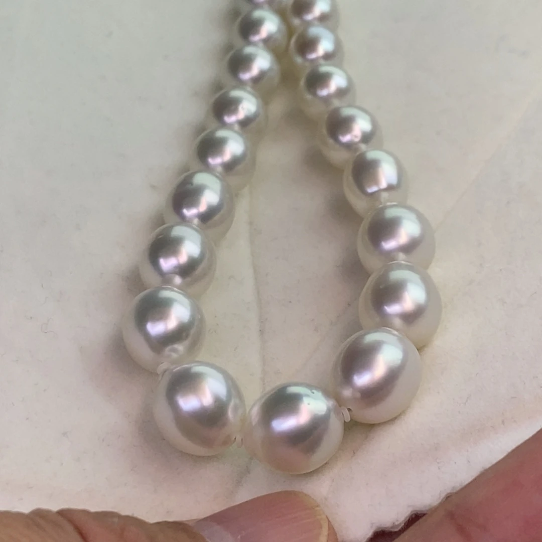 颈饰银S925镶嵌淡水珍珠