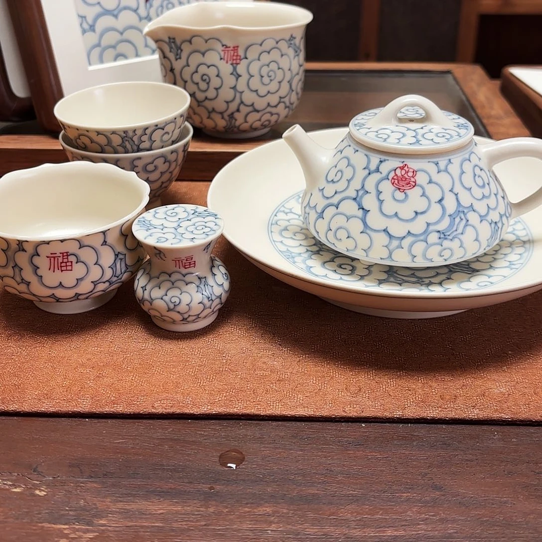 瓷片桃***?陶瓷景德观原观原