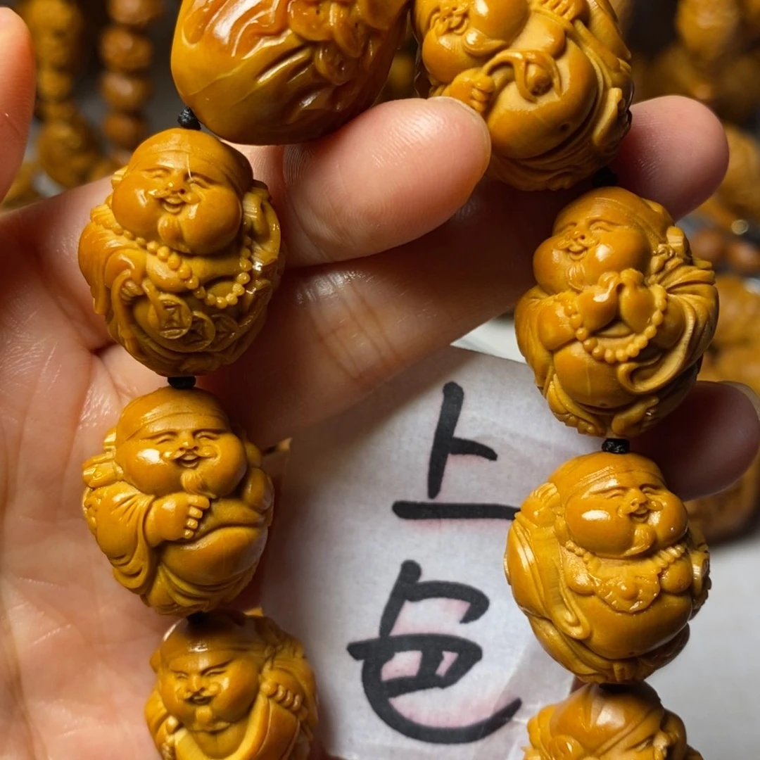 橄榄核手串/手链瑞兽财神