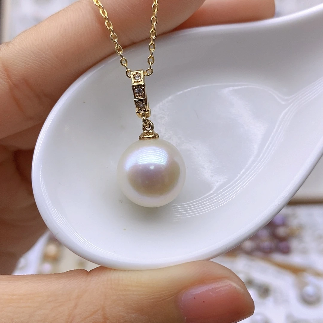 淡水珍珠未镶嵌吊坠(赠链)