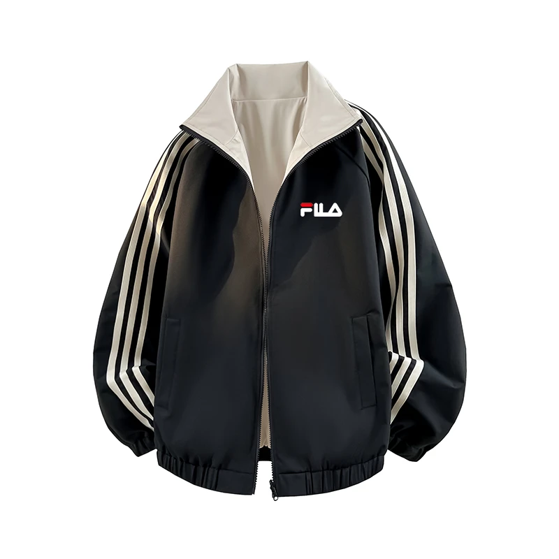 一折区| 秋季防风美式条纹双面夹克男士学生韩版潮流百搭休闲运动