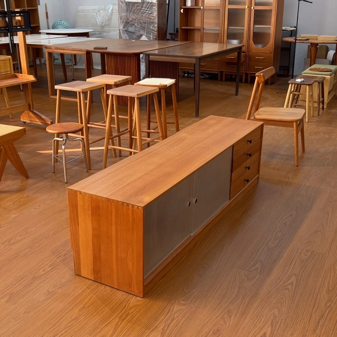 木（非红木类）樱桃木1.8米山川电视柜