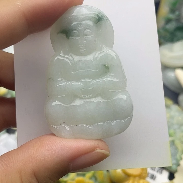 翡翠未镶嵌颈饰天然翡翠