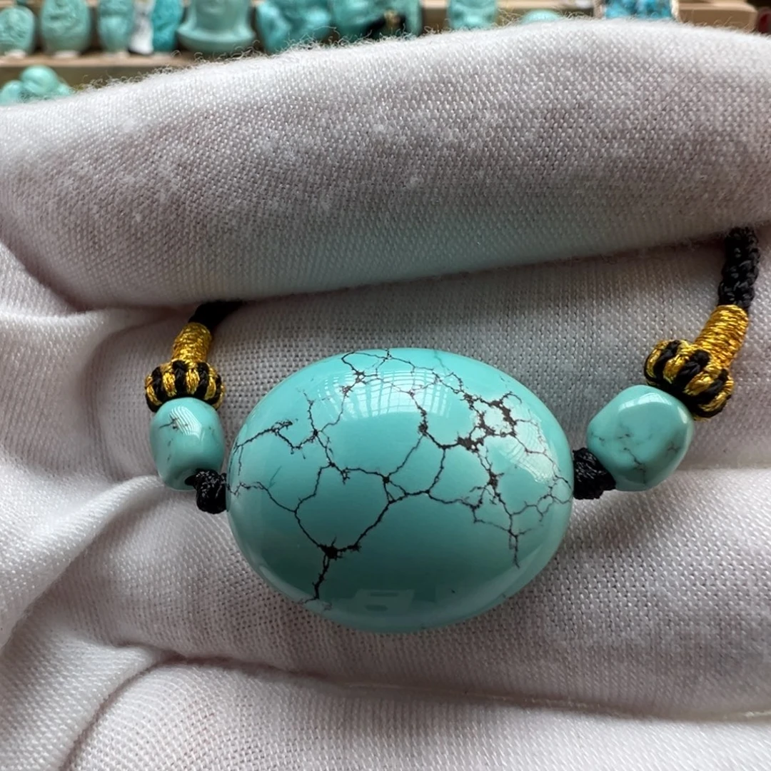 绿松石未镶嵌配饰19.7*24.2