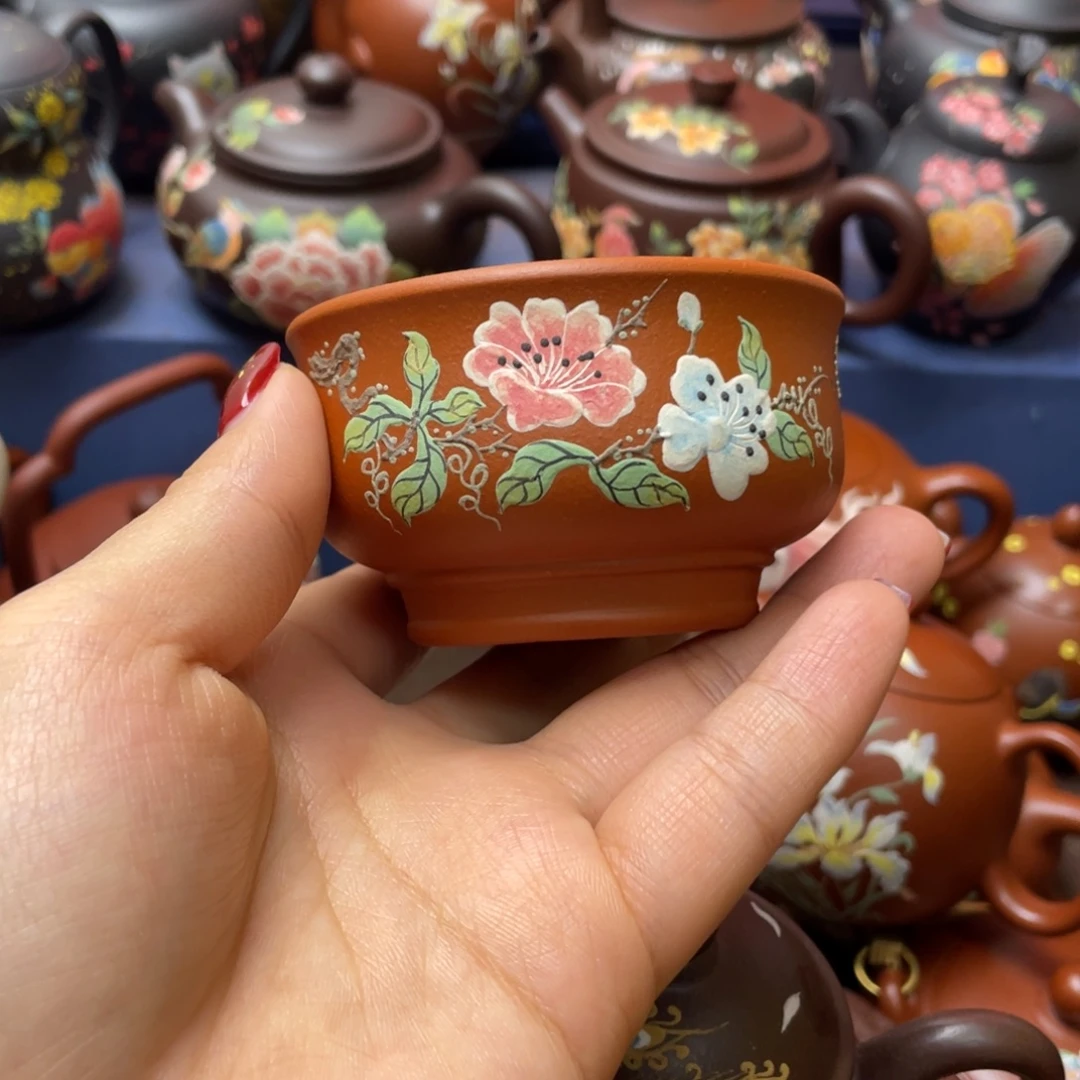 紫砂茶杯紫砂主人杯100cc