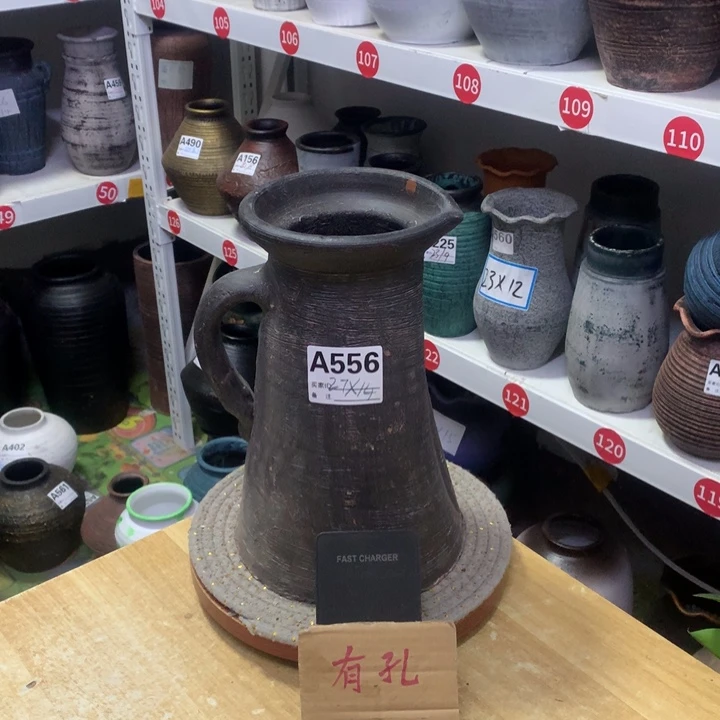 【闪购商品】红陶瑕疵默认打孔高27口14