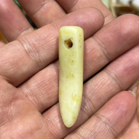 和田玉（糖玉）颈饰未镶嵌